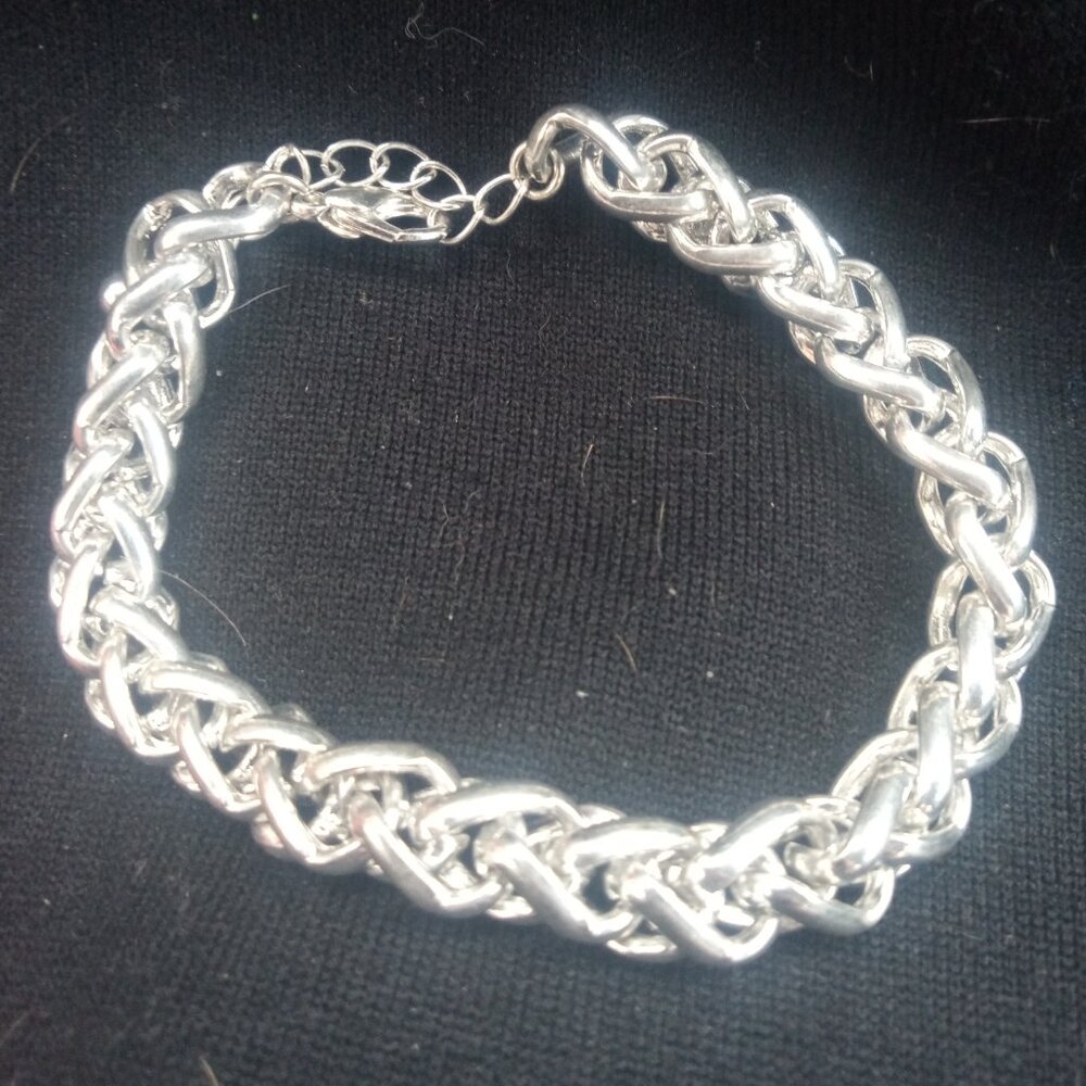 Silver Plated Link Bracelet